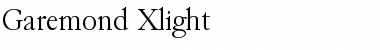 Garemond-Xlight Font