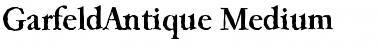 GarfeldAntique-Medium Regular Font