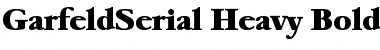 GarfeldSerial-Heavy Bold Font