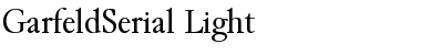 Download GarfeldSerial-Light Font