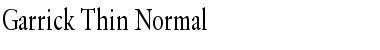 Garrick Thin Font