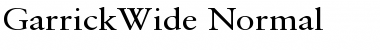 GarrickWide Font