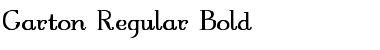 Download Garton Regular Bold Font
