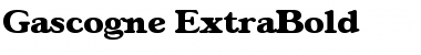 Gascogne-ExtraBold Font