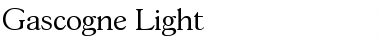 Gascogne-Light Font