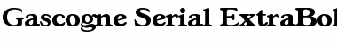 Gascogne-Serial-ExtraBold Font