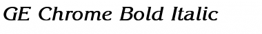 GE Chrome Bold Italic