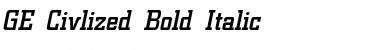 GE Civlized Font