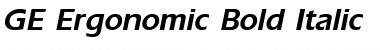 GE Ergonomic Bold Italic