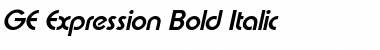 GE Expression Bold Italic
