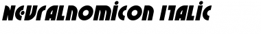 Neuralnomicon Italic Font