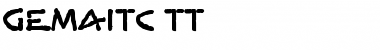 GemaITC TT Regular Font
