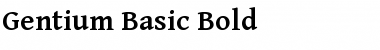 Gentium Basic Bold Font