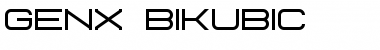 Genx BiKubic Regular Font