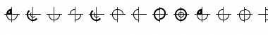 GeometricGlyphs Font
