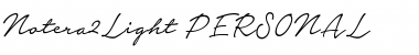 Notera 2 PERSONAL USE ONLY Font