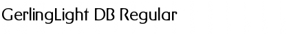 GerlingLight DB Regular Font