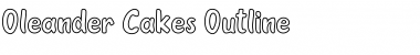 Oleander Cakes Outline Font