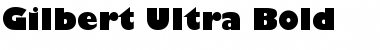 Gilbert Ultra Bold Font