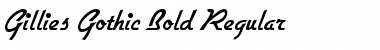 Gillies Gothic Bold Regular Font