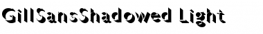 Download GillSansShadowed-Light Font