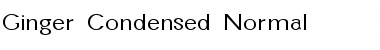 Download Ginger-Condensed Font