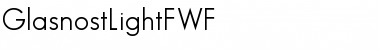 GlasnostLightFWF Regular Font