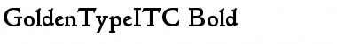 GoldenTypeITC Bold Font