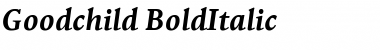 Goodchild BoldItalic Font