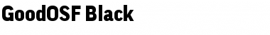 GoodOSF-Black Regular Font