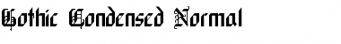 GothicCondensed Font