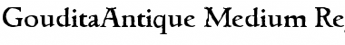 GouditaAntique-Medium Regular Font