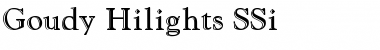 Goudy Hilights SSi Font