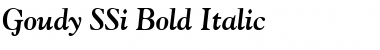 Goudy SSi Bold Italic
