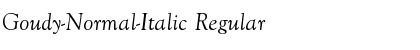 Goudy-Normal-Italic Regular