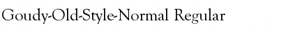 Goudy-Old-Style-Normal Font