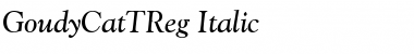 GoudyCatTReg Italic