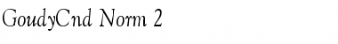 GoudyCnd-Norm 2 Font