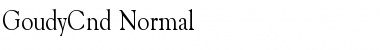 GoudyCnd-Normal Regular Font
