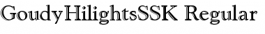 GoudyHilightsSSK Font