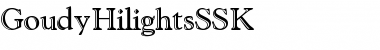 GoudyHilightsSSK Font