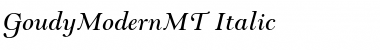 GoudyModernMT RomanItalic Font