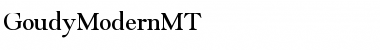 GoudyModernMT Roman Font