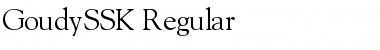 GoudySSK Regular Font