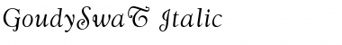 GoudySwaT Italic Font