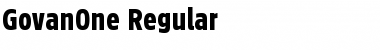 GovanOne-Regular Font