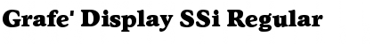 Grafe' Display SSi Font
