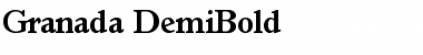 Granada-DemiBold Regular Font