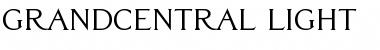 GrandCentral-Light Regular Font