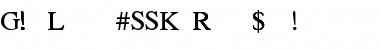 GrecoLightSSK Font